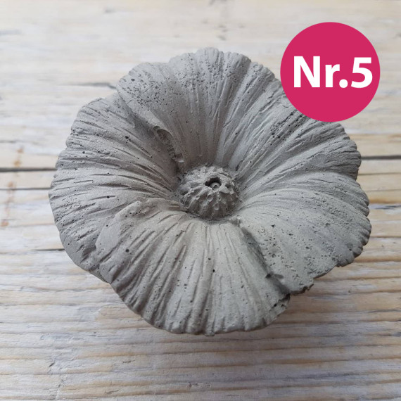 Silikon - Gießform - Blüte - Schön - Blume  - Nr. 5 - vielfältig nutzbar