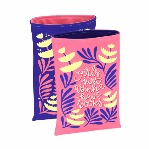 DIY-NÄHSET - Buchtasche - Girls Just Wanna Have Books - Hamburger Liebe - Softshell - abby and amy