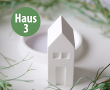 Silikon - Gießform - Häuser - Klassisches Design - Dekohäuser - Haus 3 - vielfältig nutzbar