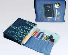 DIY-Nähset - Buch-Organizer - Journal - Kreativquartier - Softshell - abby and amy