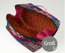 DIY-Nähset - GROß - Kosmetiktasche - Binz - Bliss Flowerfield - Hamburger Liebe - abby and amy
