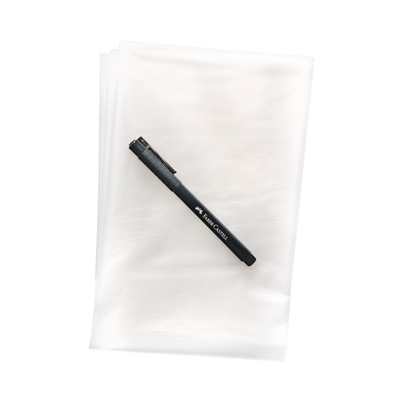 Pi-dy Schnittmuster Kopierset - 4 Bogen Folie (4,8qm) - 1 Folienschreiber - 1x1,5m - Transparent