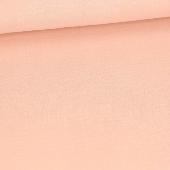 Musselin - Muslin - Uni - Schnuffeltuch - Windeltuch - 150g - Beigerosa