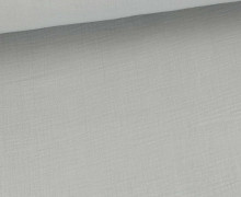 Musselin - Muslin - Double Gauze - 280cm - Extrabreit - Uni - Hellgrau - Schnuffeltuch - Windeltuch