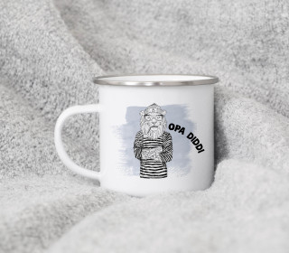 Emaille Becher - Coole Typen - Löwe Hein