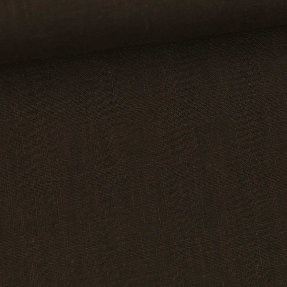 Leinen - Uni - 230g - Dunkelbraun