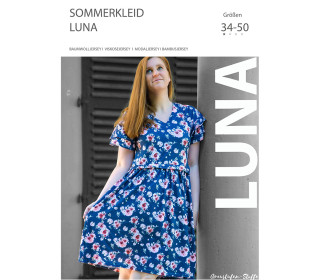 SCHNITTMUSTER SOMMERKLEID LUNA, GR. 34-50