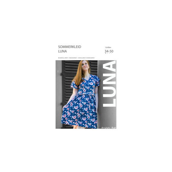 SCHNITTMUSTER SOMMERKLEID LUNA, GR. 34-50