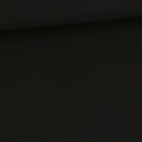 Trench Coat - Webware - Popeline - Wasserabweisend - Uni - Schwarz