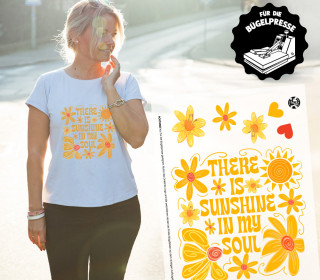 Onkel Bo's Bügelbilder - DIN A4 - There is sunshine in my soul - BIG