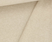 Jersey Frottiert - Frottee Jersey - Viskose Mischgewebe - Uni - Beige Meliert