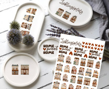 Rub-On Sticker - Christmas Time - Shops - Tante Henni Rub-Ons - vielfältig nutzbar