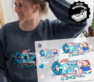 Onkel Bo's Bügelbilder - DIN A4 - Cozy Season - Schriftzug - BIG