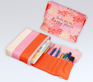 DIY-Nähset - Buch-Organizer - Books are my happy place - Softshell - abby and amy