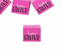 1 Label - happy EASTER - Pink
