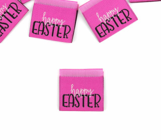 1 Label - happy EASTER - Pink