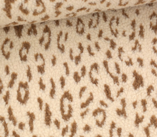 Teddystoff - Teddy - Animal Print - Leo - Small - Ecru/Camelbraun
