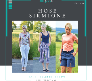 Ebook Hose SIRMIONE  (lange Hose, Culotte, Shorts) Gr. 34-48