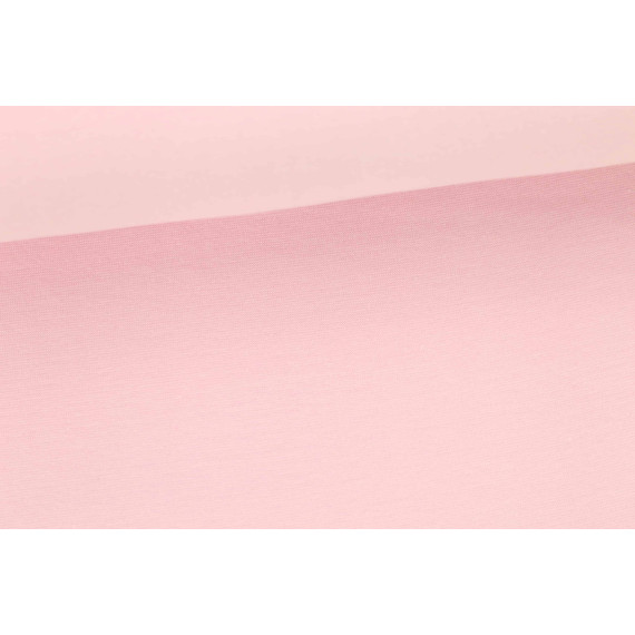 Glattes Bündchen - Uni - Bio Qualität - Schlauch - Hellrosa