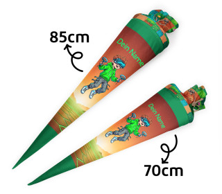 DIY-Nähset Schultüte - Konfigurator - Gamer - Velvet - personalisiert