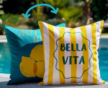 Genähtes Kissen inkl. Inlet - Bella Vita - Mein Hanseherz