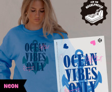 Onkel Bo's Neon Bügelbilder - DIN A4 - Ocean Vibes Only - BIG