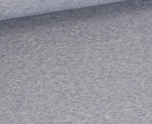 Weicher Strick-Jersey - Sehr feine Struktur - Stahlblau - Viskose Mix - Meliert - Elastisch