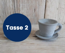 Silikon - Gießform - Tasse Nr. 2 - für kleine Stabkerzen - vielfältig nutzbar