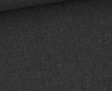 Musselin - Muslin - Double Gauze - Meliert - Uni - Dunkelgrau