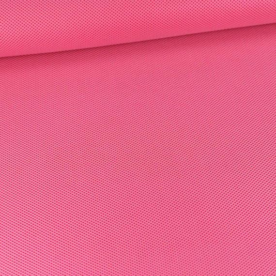 Wattierter Mesh - Air Mesh - Uni - Rosa