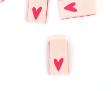 1 Label - Herz - Creme/Pink - jojulein design