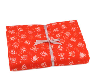 2m Zuschnitt -  Bio-Jersey - Tickle - Beetles & Bugs - Rot - Hamburger Liebe