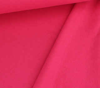 Kuschelsweat - Uni - Fuchsia