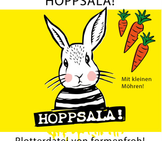 Plotterdatei - HOPPSALA - Hase - Oster - Plott - Design von formenfroh - dxf + svg + jpg