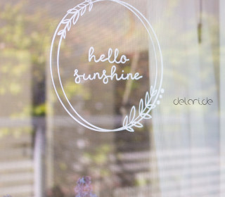 Hello Sunshine Fensterbilder / delari