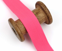 1 Meter Gurtband  - 30mm - Mischgewebe - Neonpink