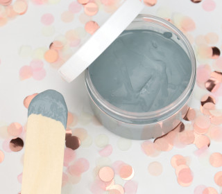 Siebdruckfarbe - Mausgrau - 100ml - wasserbasiert - vegan - für Textil