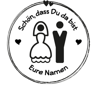 Gestalte Deinen Stempel - Hochzeit - Paar