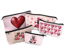 DIY-Nähset - Softshell - Fleece - 5 Wetbags - Herzenmeer - Valentinstag - abby and amy