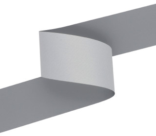 1 Meter Reflektorband - Reflexband - Zier- & Dekoband - 50 mm - Stärke 0,10mm - Reflektierend - Silber