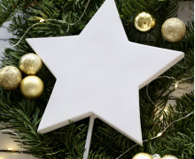 Silikon - Gießform - Dekostern - Stern auf Stange - Stern L - vielfältig nutzbar