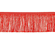 1 Meter Fransenband - Fransenborte - 10cm - Rot