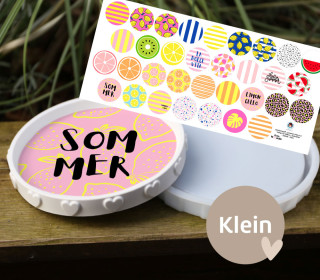 Outdoorstoff - Summer Vibes 2.0 - Inlays für Silikon - Dekoteller - Tablett - Klein - studio.mARTinchen - abby and amy
