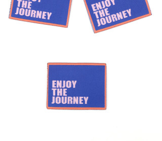 1 XXL Label - ENJOY THE JOURNEY - Tintenblau - Anlukaa