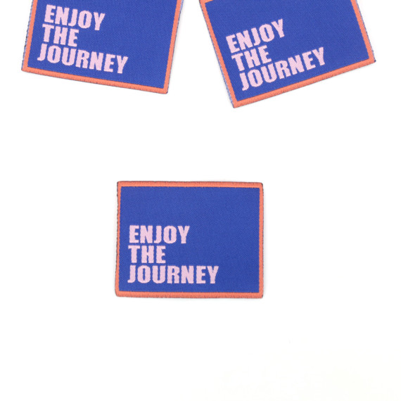 1 XXL Label - ENJOY THE JOURNEY - Tintenblau - Anlukaa