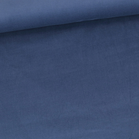 Feincord - Babycord - Baumwolle - Uni - 145g - Taubenblau
