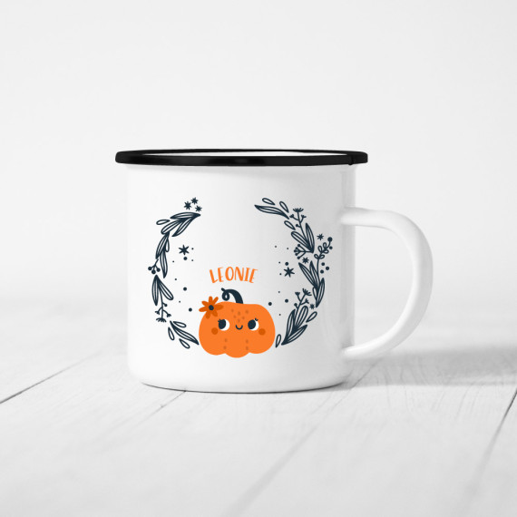 Emaille Becher - Halloween Day