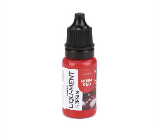 10ml Liqu-Ment - Farbflasche - Ruba Red - Wasserbasiert - Colorberry