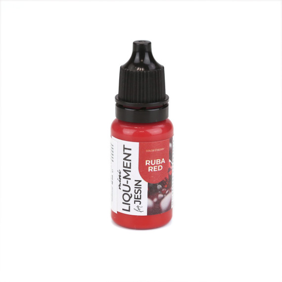 10ml Liqu-Ment - Farbflasche - Ruba Red - Wasserbasiert - Colorberry
