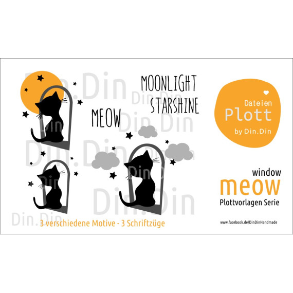 Plotter Datei "Meow-Serie Window"